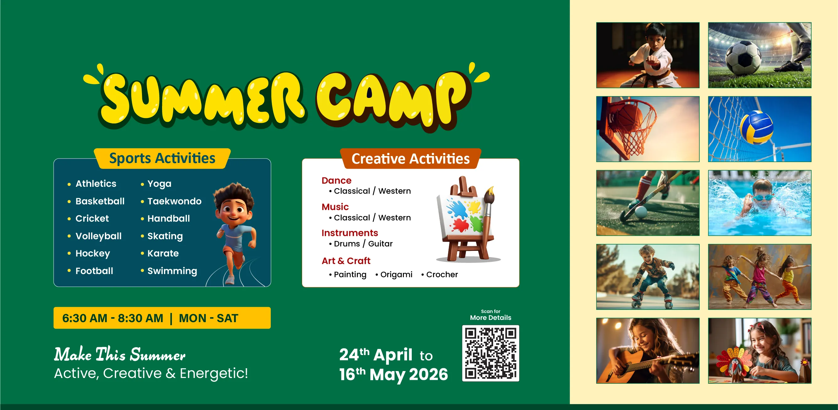 Summer camp 2024 slider